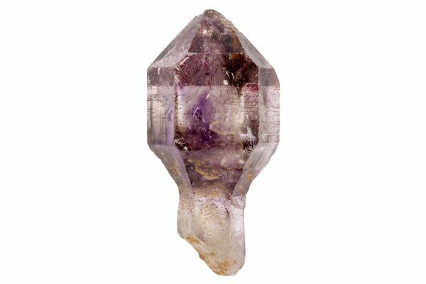 An amethyst scepter with hematite inclusions from the Chibuku Mine in Zimbabwe.